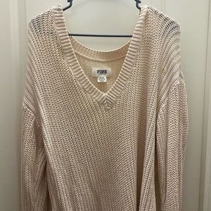 Beige Oversized Sweater
